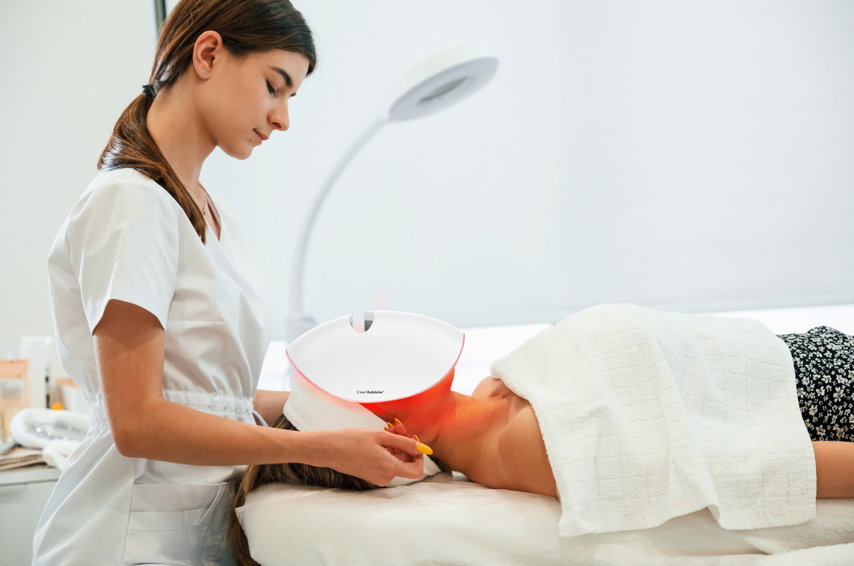 Best LED face mask: the Lumière multi-light LED therapy mask by C'est Madeleine