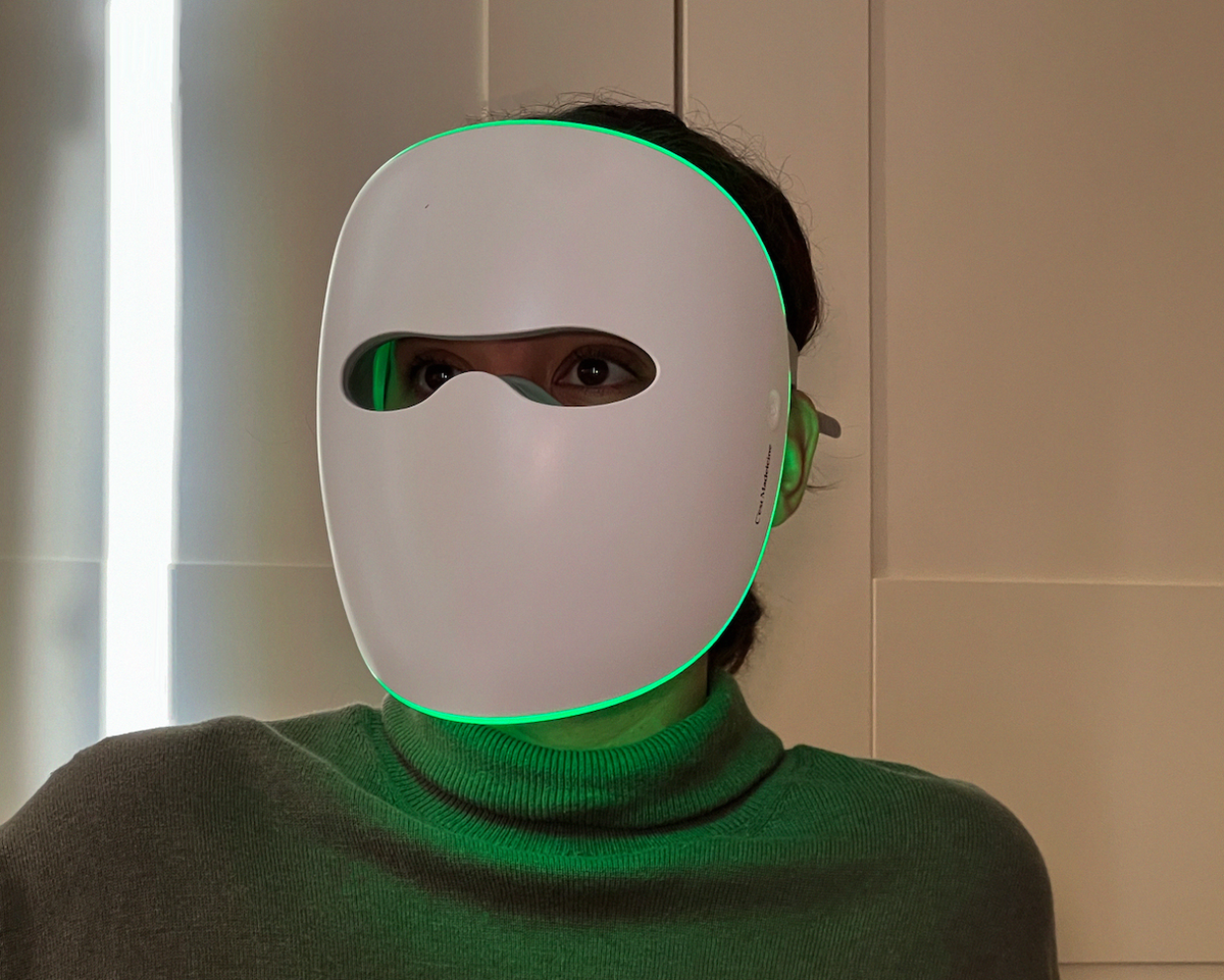Near-infrared light from the Lumière LED mask penetrating deeper skin layers